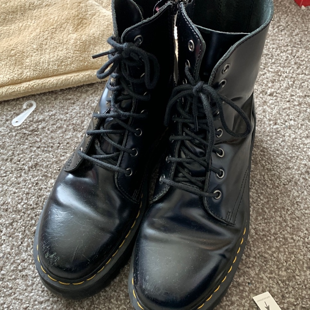 Lightly worn Dr. Marten Jadon platform boots